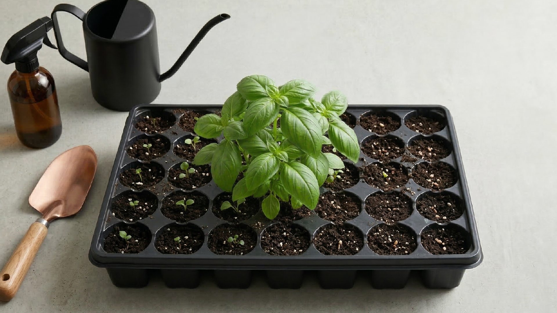 güçlü plastik, zarif bitkiler