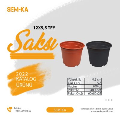 12x9,5 TFY Saksı