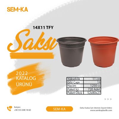 14x11 TFY Saksı
