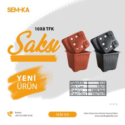 10x10x8 TFK Saksı