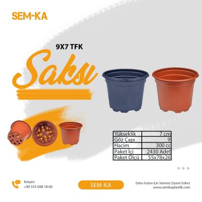 9x7 TFY Saksı