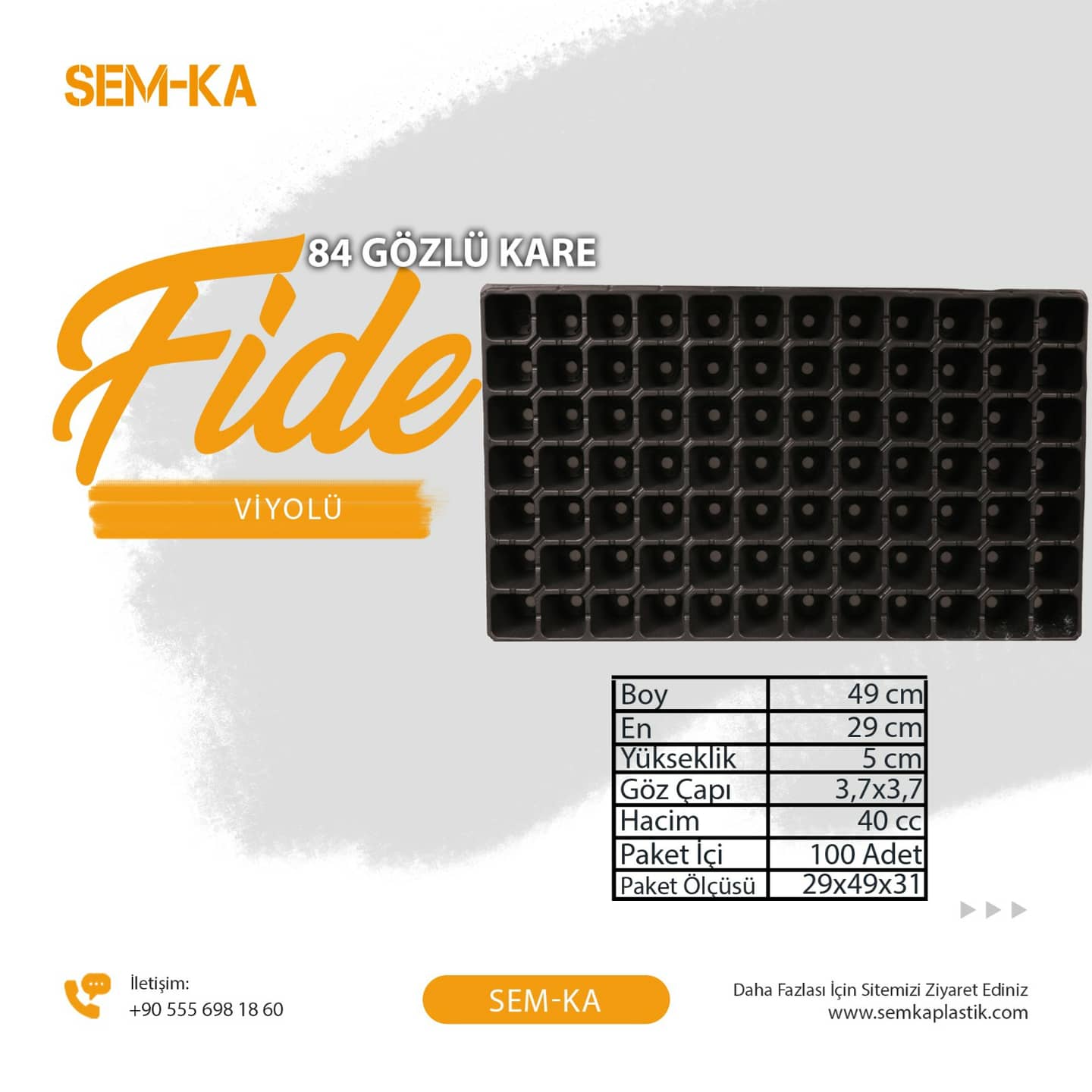 84 Gözlü Fidelik 84 Gözlü Fidelik